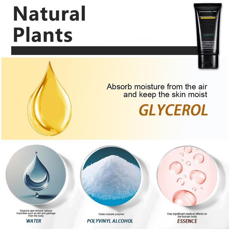 Blackhead Remover Activated Carbon Charcoal Face Mask Deep Cleansing Shrinks