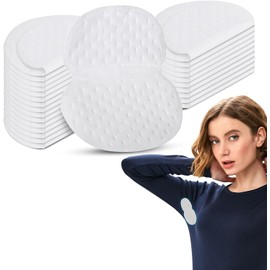 axila Pegatinas 120 Almohadillas Para El Sudor De Las Axilas,Grandes Autoadhesivas, Sudor Almohadillas Puro del Color es Suave Absorbente, Invisibles y Sudor Cómodas Sin Sabor para Hombres y Mujeres