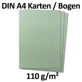 DIN A4 Writing Paper, Plano Sheet Craft Paper, 110 g/m², Colourful