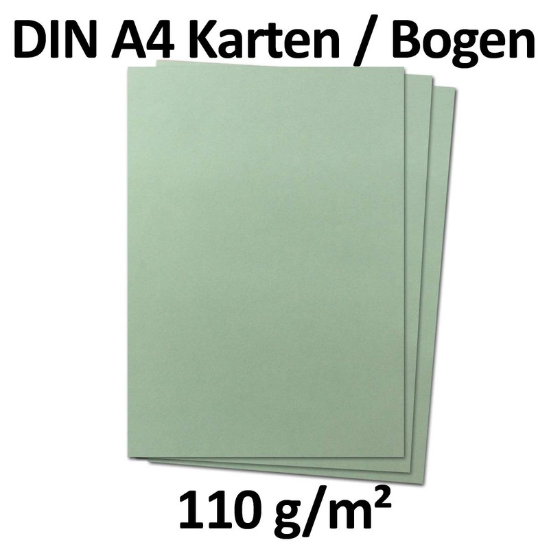 DIN A4 Writing Paper, Plano Sheet Craft Paper, 110 g/m²,