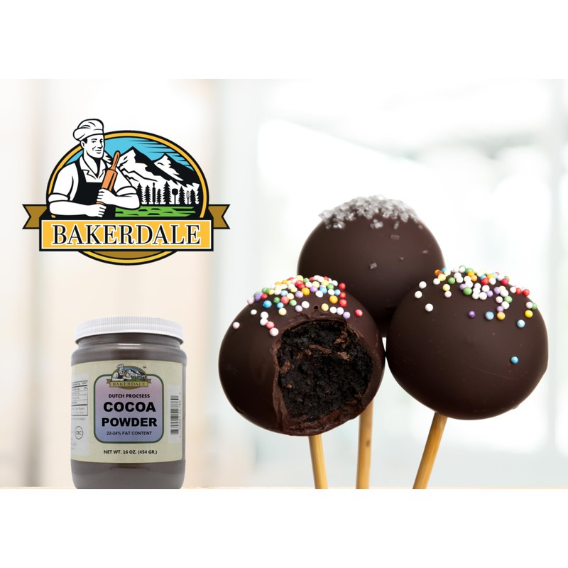 Bakerdale Dutch Process Cocoa Powder, 16 oz, 22-24% Fat Content