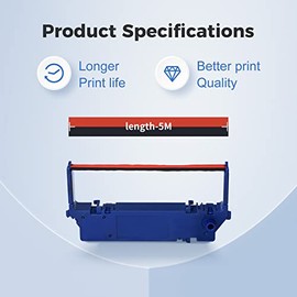SP700 24 Pack MYCARTRIDGE Compatible Ink Ribbon Replacement for Star SP-700 SP 700 RC700 SP700BR RC700BR SP712 SP712R SP717 SP742R SP747 SP740 Printer