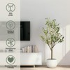 4FT Artificial Olive Tree, Indoor Faux Olive Tree Fake Potted