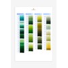 DMC Laine Colbert Tapestry Wool Colour Chart with Thread Samples