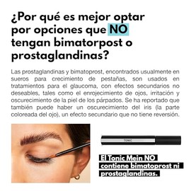 Tonic Mein x MLashes, serum para hacer crecer las pestañas de manera natural y fortalecerlas.