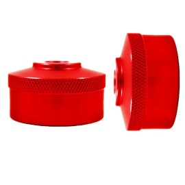 goodne_87 2X Extended Run Fuel Gas Cap For Honda EU2000 EU1000i Generator 1/4"NPT Line Red