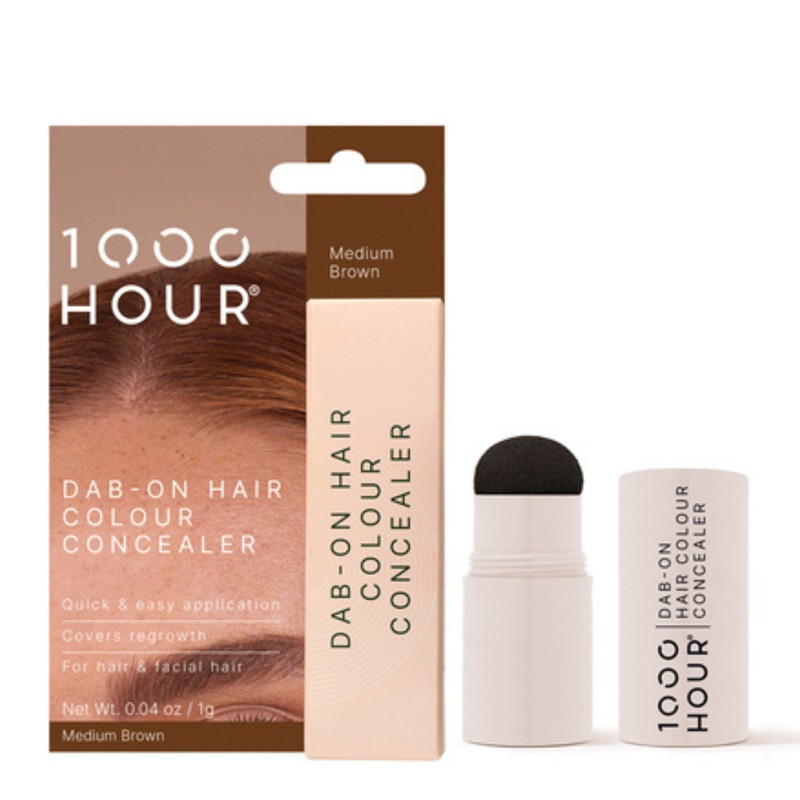 1000 Hour Dab-On Hair Colour Concealer 12g, Light Brown/Honey