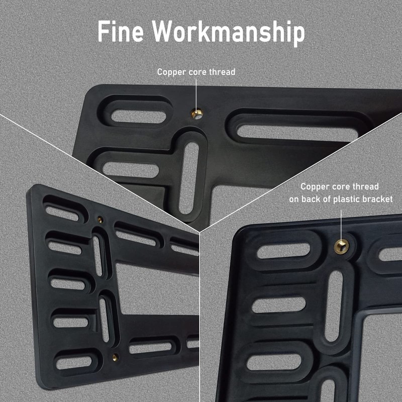 BGGTMO License Plate Bracket Holder- Front License Plate Mounting Kit,