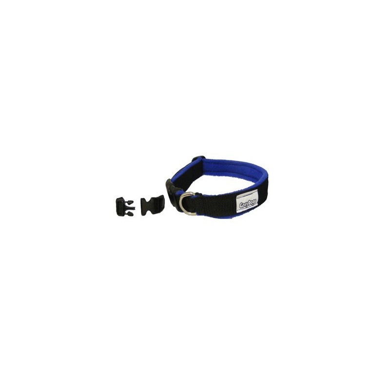 Cosydogs Quick Release Fleece Dog Collar in Red