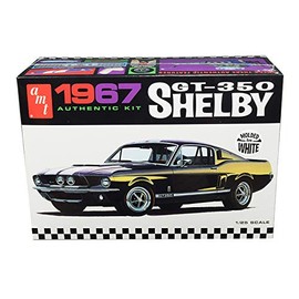 Skill 2 Model Kit 1967 Shelby GT350 White 1/25 Scale Model by AMT