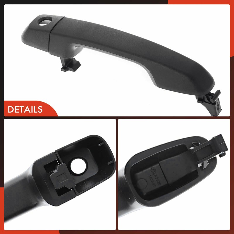 A-Premium Front Driver Side Exterior Door Handle with Keyhole Compatible