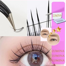 Its Unicell Lumina strand partial eyelashes (mixed type) 120 hair self-extension / 루미나 가닥 부분 속눈썹 (혼합형)120모 셀프 연장