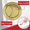 SPARES2GO Universal Toilet Cistern Dual Flush Push Button Kit for