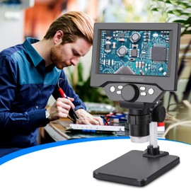 LCD Digital USB Microscope, Koolertron 5.5 Inch 1080P 8 Megapixel 1000X HD Magnification Zoom Wireless Microscope Camera