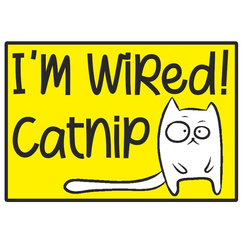 Real Pet Store Catnip Dried Leaves Buds Mix I'M WIRED