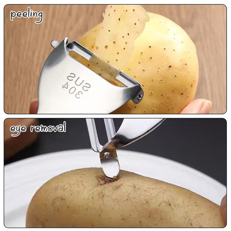 Potato Peeler Sharp Stainless Steel Vegetable Peeler with Potato Eye