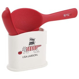 Skater SMS1-A Rice Spoon, 7.5 inches (19 cm), Lisa Larson Kitchen with Case, Made in Japan