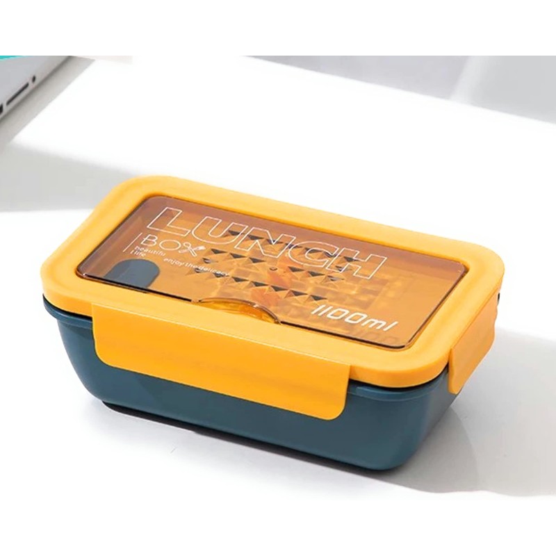 Barnabys Bento Box - Eco-friendly Lunch Box With Spoon, Fork.