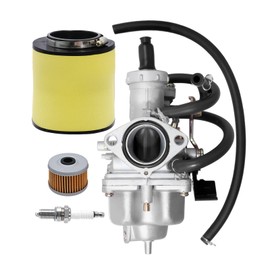 MDEOOSKY TRX250 Recon 250 Carburetor, Replacement for Honda TRX250 Recon 1997-2001, Replacement for TRX250TE TRX250TM 2002-2007 TRX250 Carb, Carburetor with Air Filter, Oil Filter and Spark Plug