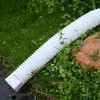 HAHOME 2 Pack Rain Gutter Downspout Extensions,Drain Downspout Extender Diverter,