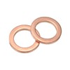 sourcing map M12 Flat Washer, 12 Pcs Copper Ring Flat