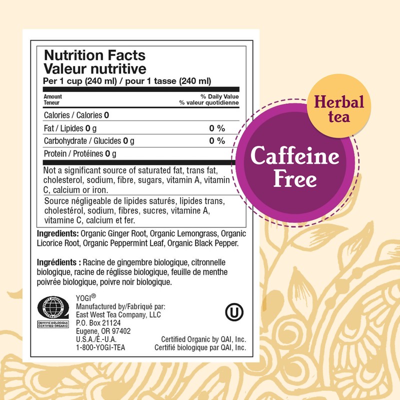 Yogi Tea - Ginger Tea (3 Pack) - Caffeine Free