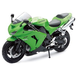 New-Ray 1:12 Motorcycle 2006 Kawasaki Zx-10R- Sport Bike, Green