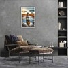 Inspirational animal poster, Mindset Is Everything, inspirational quotes lion reflection,