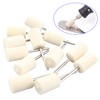 Futheda 12pcs 12mm Wool Felt Polishing Pads, Compatible with Electric