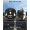 SUPAREE 5.75 Inch LED Motorcycle Headlight E-Approved Motorcycle Front Headlight
