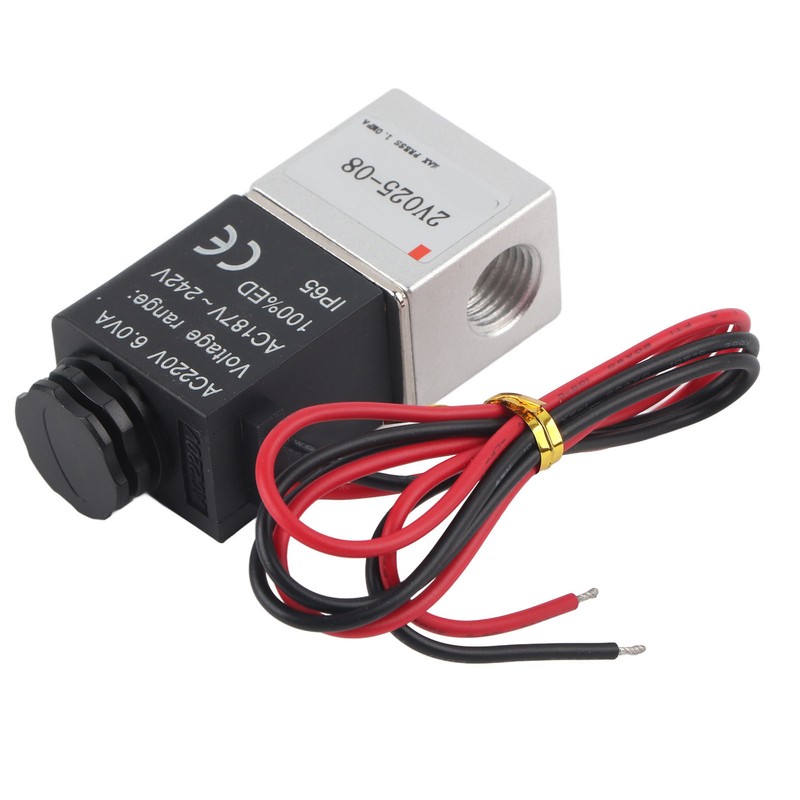 Solenoid Valve 2 Position 2 Way Aluminum Alloy Normally Closed
