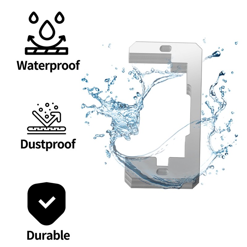 2 Pack Outlet Spacer, Metal Flush Fit Device Leveling Plates