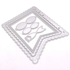 KSCRAFT Bunting Banner Planner Page Die Metal Cutting Dies Stencils for DIY Scrapbooking/Photo Album Decorative Embossing DIY Paper Cards