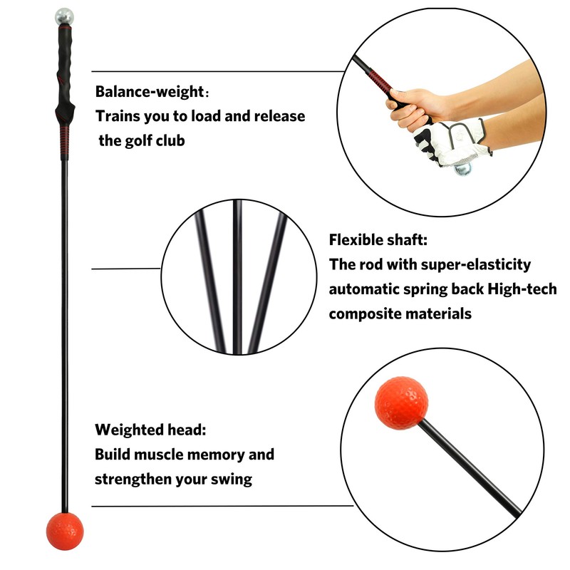 Asyxstar Golf Swing Trainer Aid - Golf Training aid Power