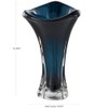 Deco 79 Glass Abstract Decorative Vase Ombre Tulip Centerpiece Vase