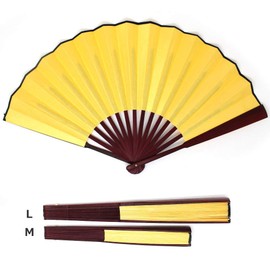 Lovelive-Style Cosplay Fan, 2 Sizes, M, Gold, Emphasis on Dance Performance, Lovelive, Gold Stool, I Want to Dance in the Castle of the Night Angelic Angel