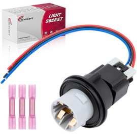 Svicari Turn Signal Light Bulb Socket with Wire Harness Compatible with Dodge Caliber Challenger Dakota Magnum Charger Chrysler 300 Lamp Plug Holder Base Replace #5191189AA 19168035 L00003157A