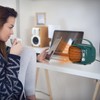 Coolfor Space Heater,800W/500W Fast Heating Desk Heater with Temperature Control,Safe