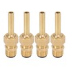 4 PCS Water Fountain Nozzles Pure Copper Large Hexagonal Direct