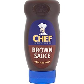 Chef Brown Sauce Squeezy 485g (17.1oz)
