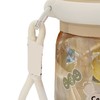 800ml Cute Water Cup with Lid and Straw Plastic Portable
