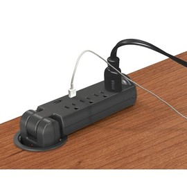 Balt 66666 - Surge Outlet Strip w/Pop-Up Desk Grommet