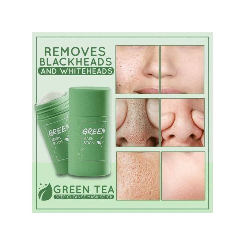 Wardah 100% ORIGINAL, Green Tea Purifying Clay Stick Facial Mask
