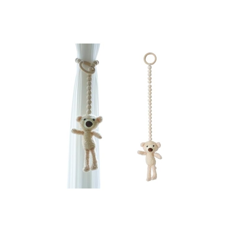 Curtain Tiebacks, Bear Curtains, Ties, Wooden Ties for Curtains, Window