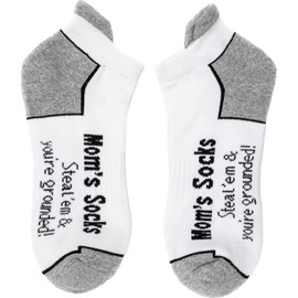 Chill Momma Funny Socks for Women - Novelty Socks for Moms - Pack of 3 - Novelty Socks for Women - Fun Socks for Women and Moms - Cool Funny Socks for Mothers - Funny Gift for Mom - Fun Ankle Socks