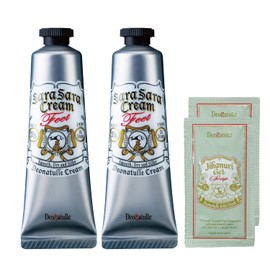 Deonature's Smooth Toe Cream for Feet, Linear, Antiperspirant, Cream x 2, Sweat Soap Included