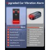 Car Anti-Theft Vibration Alarm, ELECTOP 108dB Car Vibration Sound &