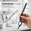 IUSOT Hair Styling Razor with 10 Replacement Blades - Black
