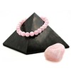 DOJA Barcelona Rose Quartz Bead Bracelet, Pearl Bracelet, 8 mm