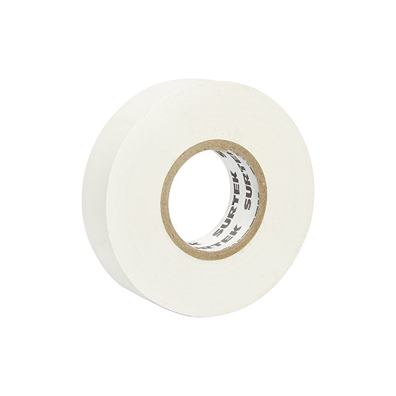 Surtek 138013 Cinta para aislar blanca 19 mm x 9